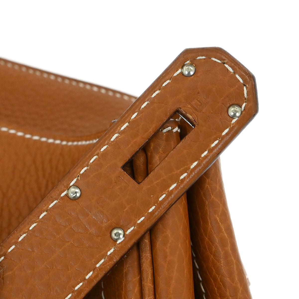 Hermes Gold Taurillon Clemence Birkin 50 Handbag