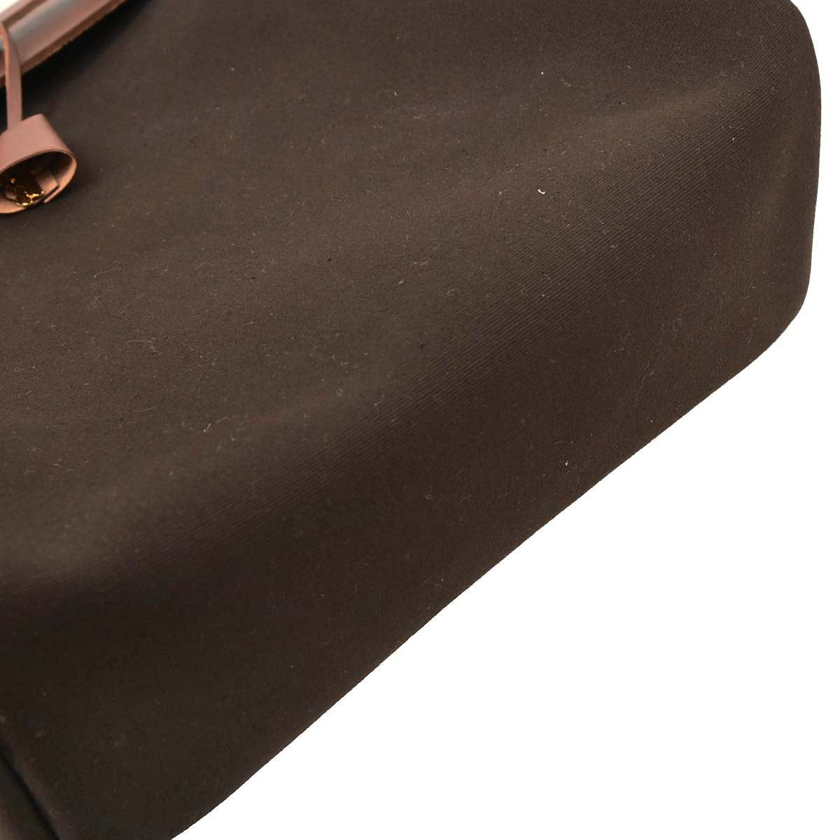 Hermes Brown Toile Officier Herbag a Dos 2 in 1 Backpack