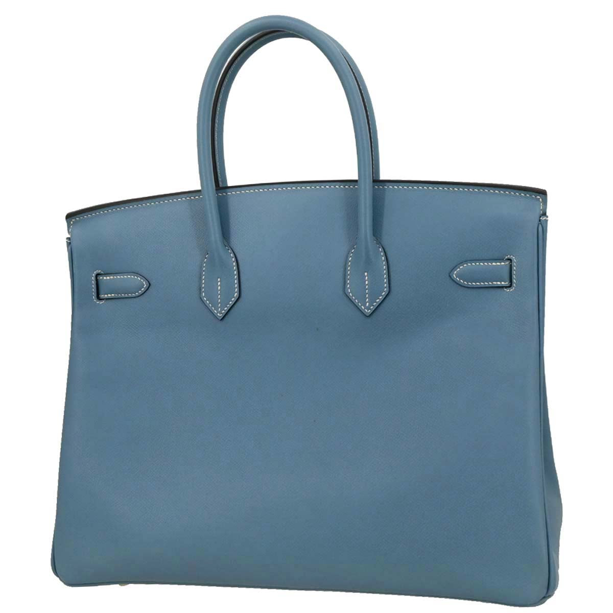 Hermes Blue Jean Epsom Birkin 35 Handbag