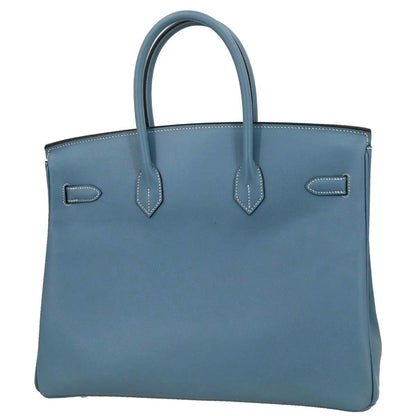 Hermes Blue Jean Epsom Birkin 35 Handbag