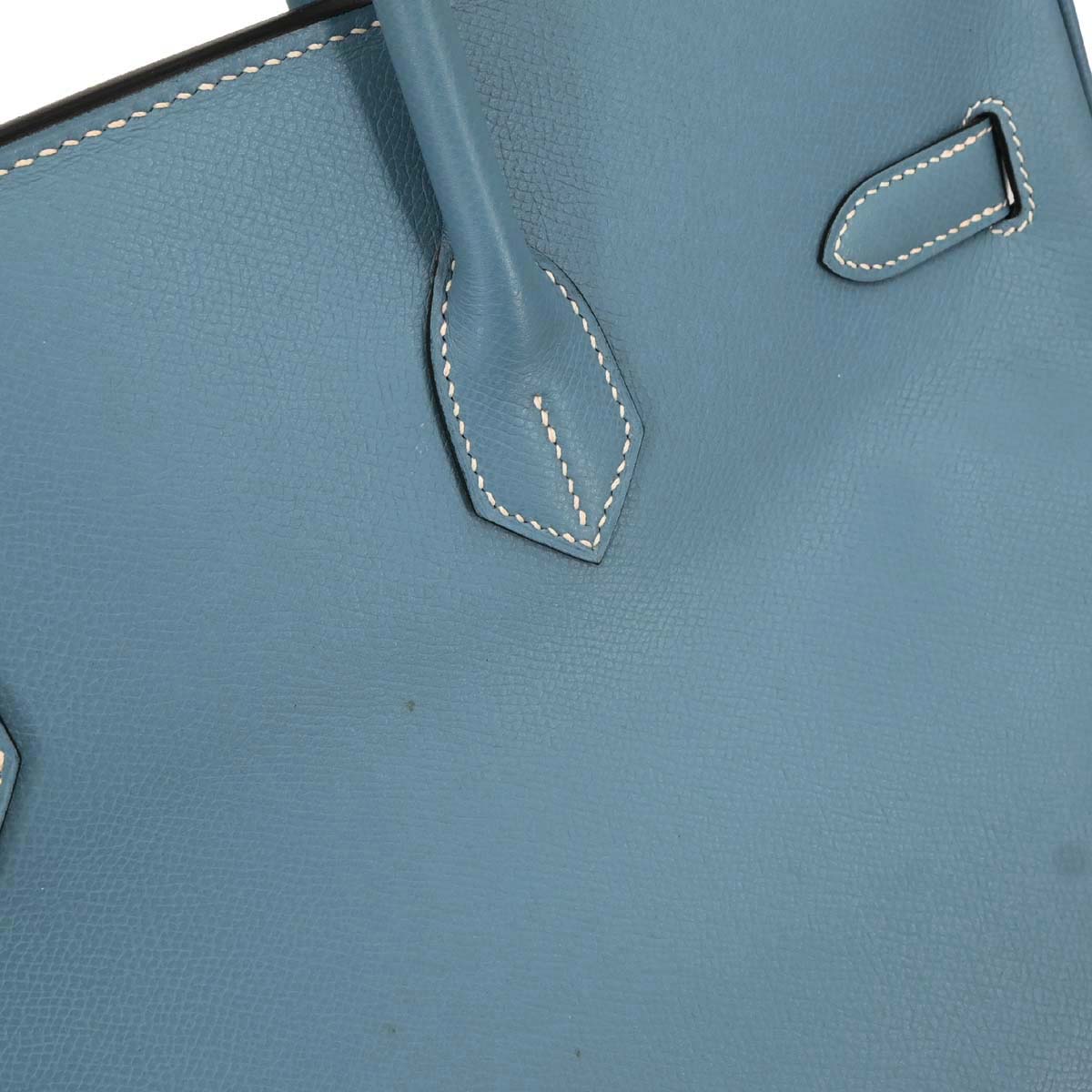 Hermes Blue Jean Epsom Birkin 35 Handbag