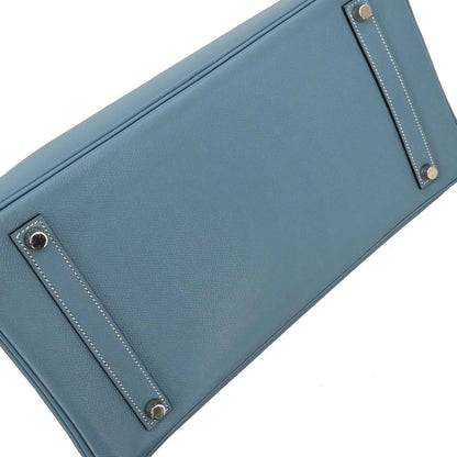 Hermes Blue Jean Epsom Birkin 35 Handbag