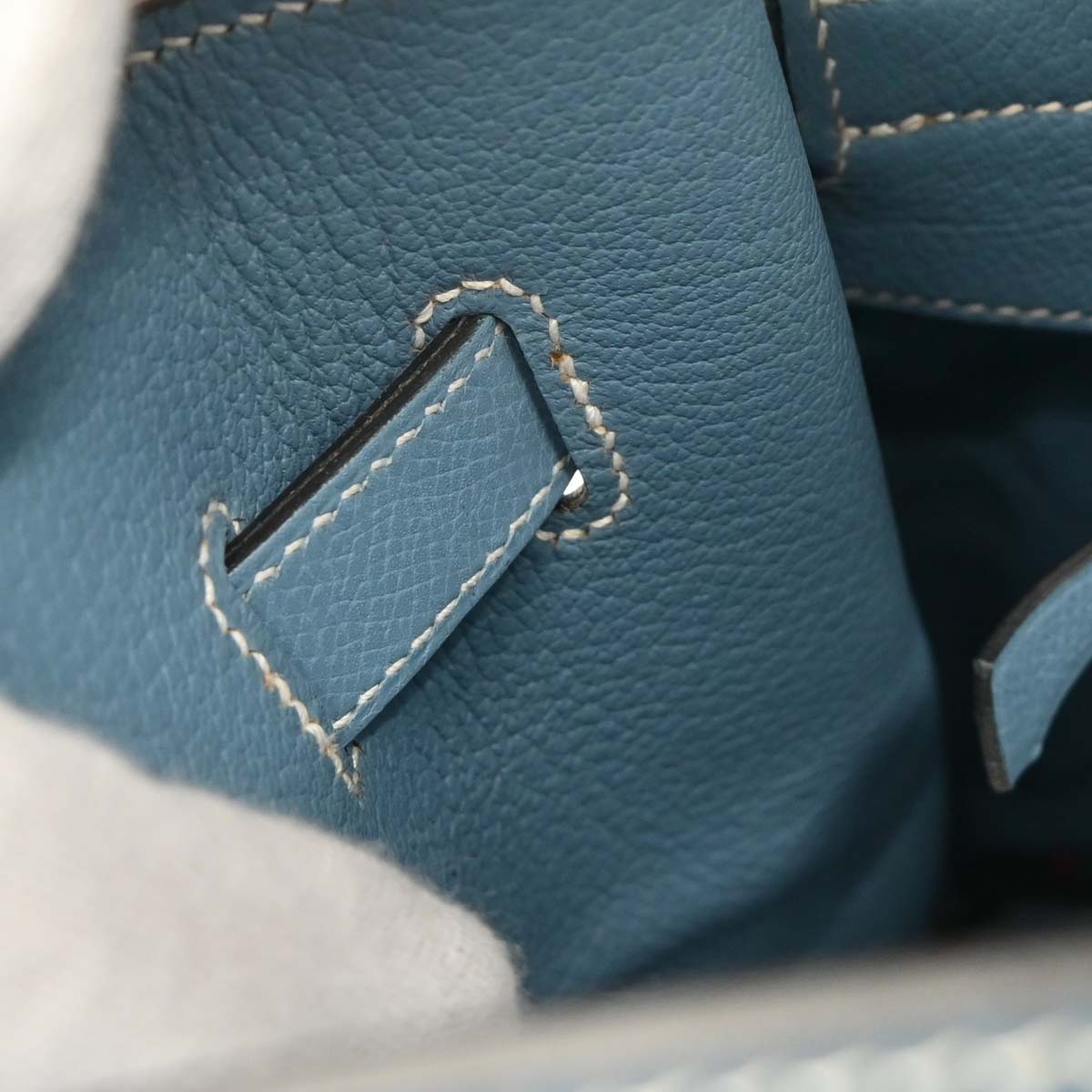 Hermes Blue Jean Epsom Birkin 35 Handbag