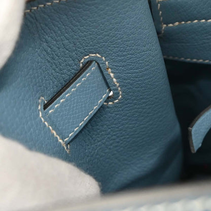 Hermes Blue Jean Epsom Birkin 35 Handbag