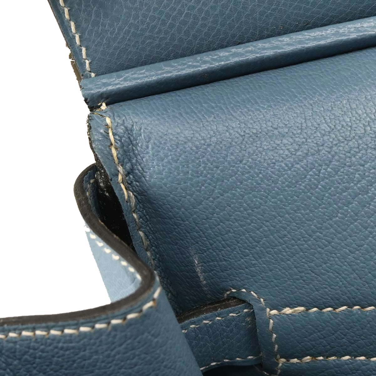 Hermes Blue Jean Epsom Birkin 35 Handbag