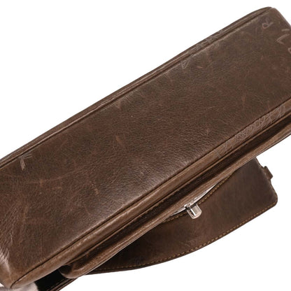 Chanel 2003-2004 Brown Calfskin Mademoiselle Graffiti Bag Shoulder Bag