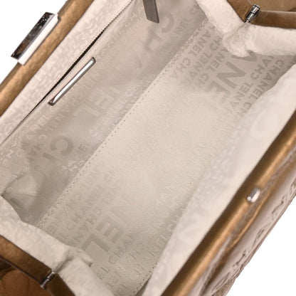 Chanel Gold Calfskin Handbag