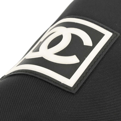 Chanel 2003-2004 Black Sport Line Bottle Holder Shoulder Bag