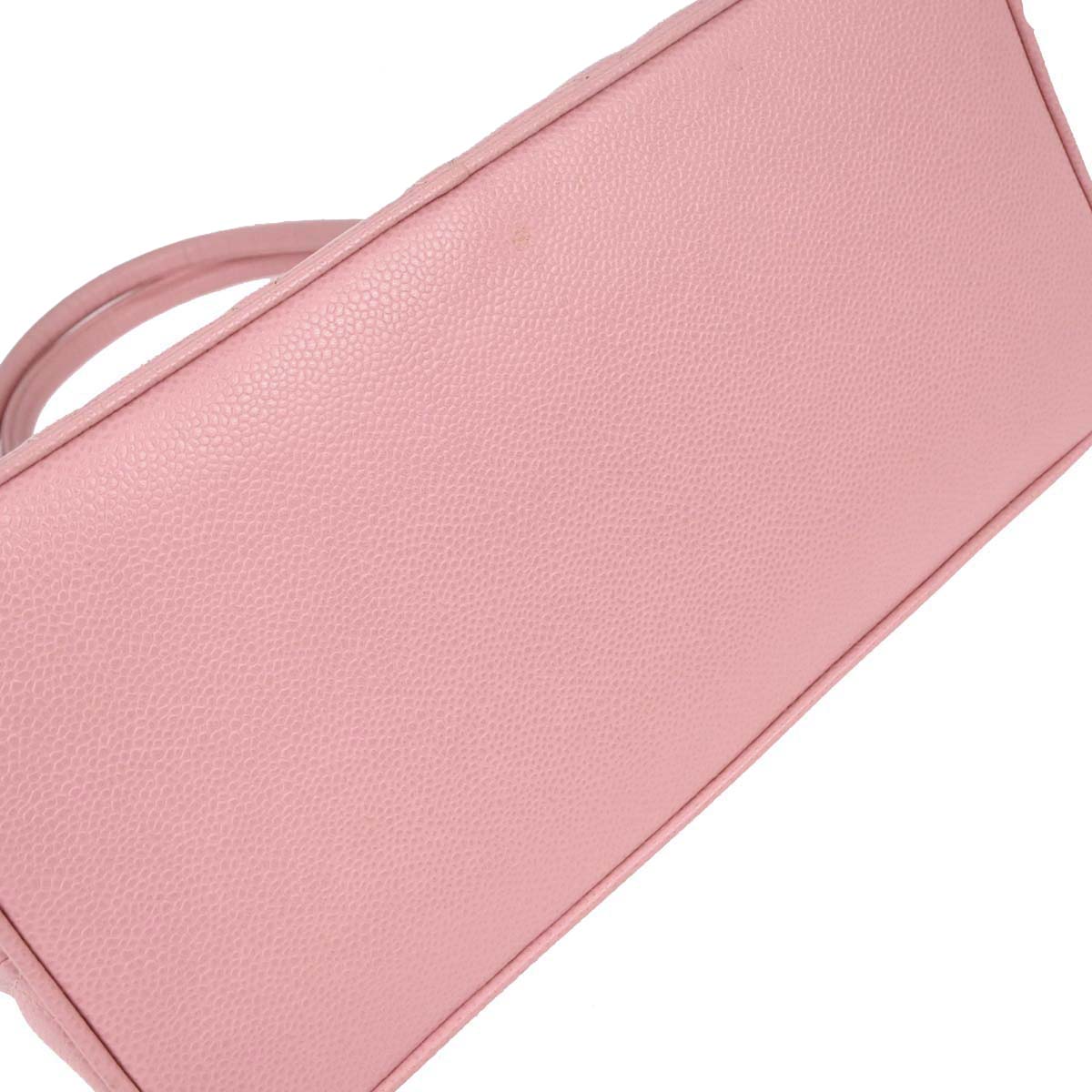 Chanel 2003-2004 Pink Caviar Medallion Tote Handbag