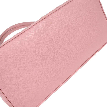 Chanel 2003-2004 Pink Caviar Medallion Tote Handbag