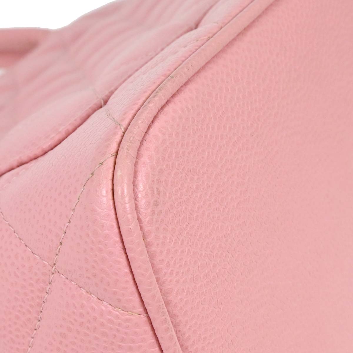 Chanel 2003-2004 Pink Caviar Medallion Tote Handbag