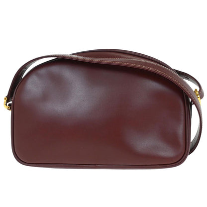 Cartier Bordeaux Leather Must de Cartier Shoulder Bag