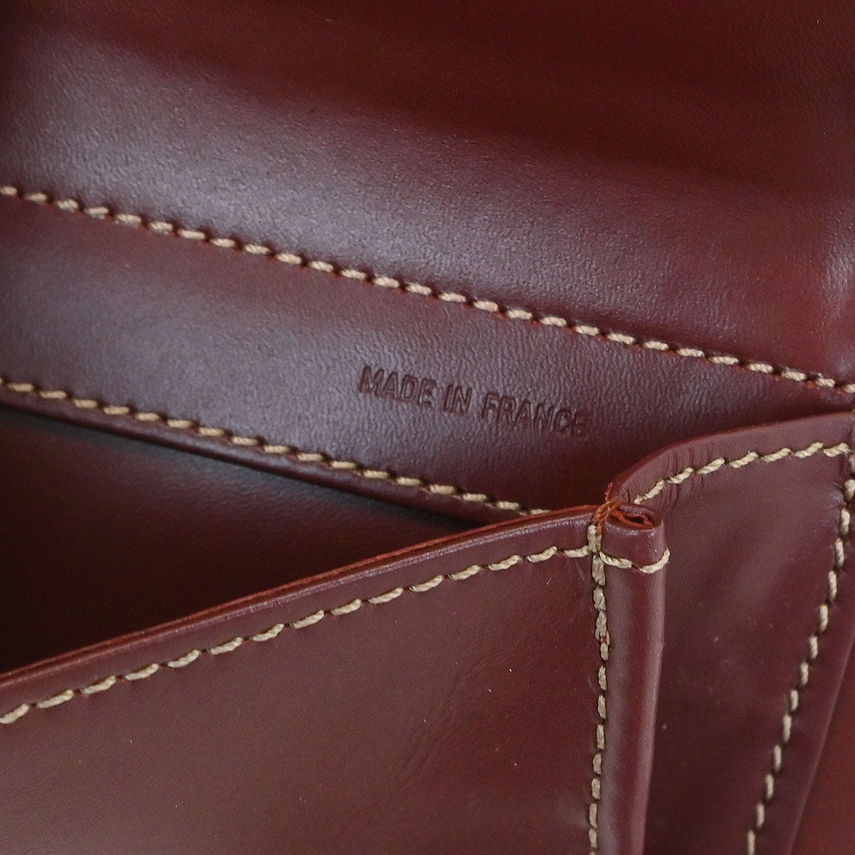 Cartier Bordeaux Leather Must de Cartier Shoulder Bag