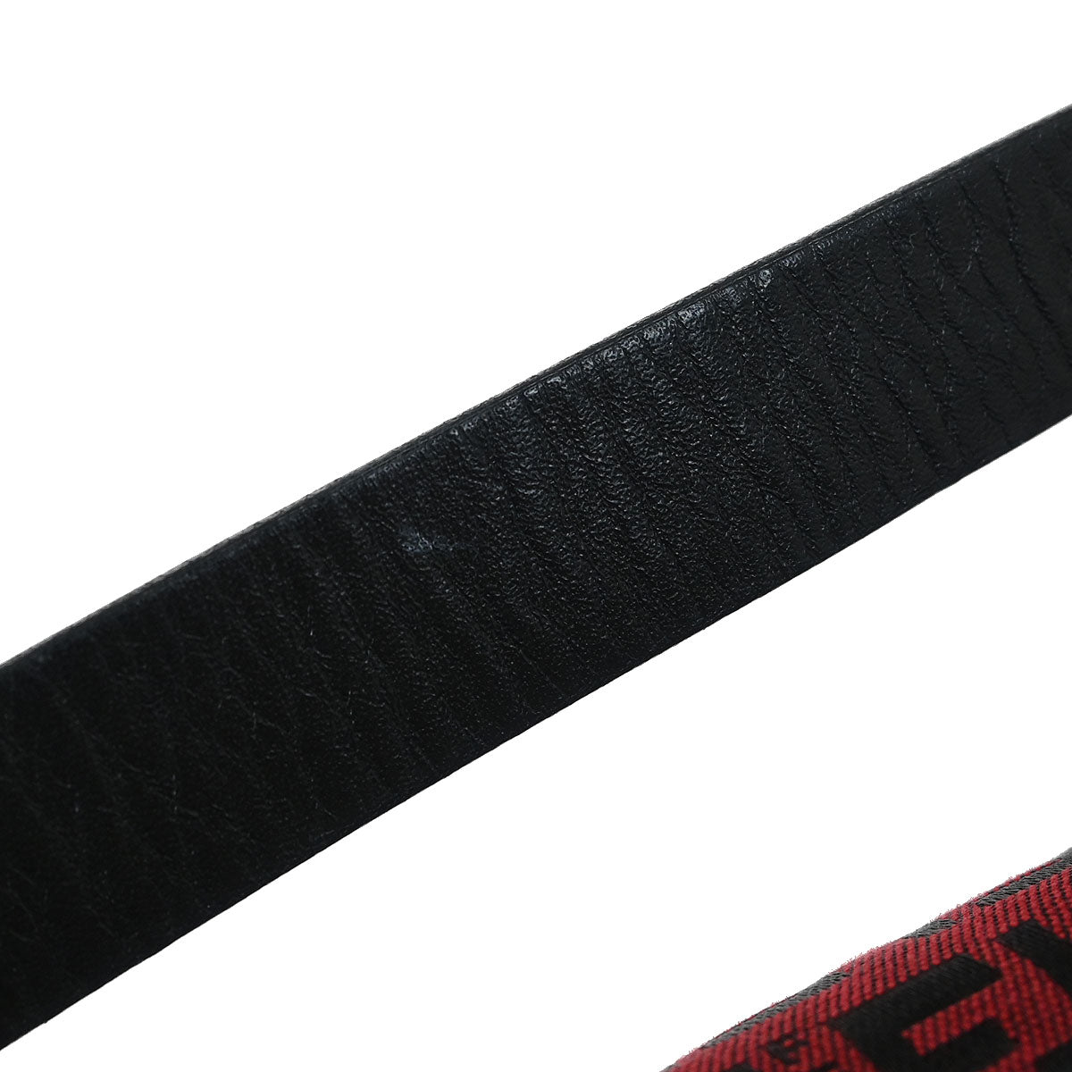 Fendi Red Zucchino Baguette Handbag