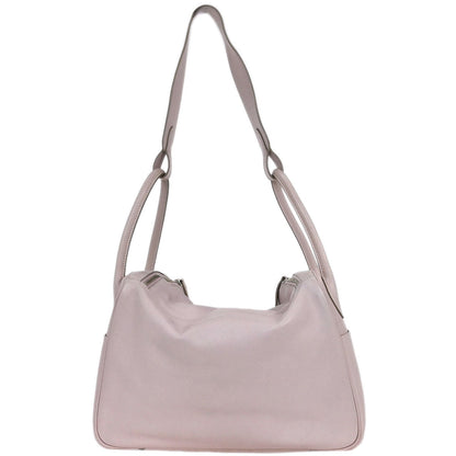 Hermes Rose Dragee Swift Lindy 34 Shoulder Bag