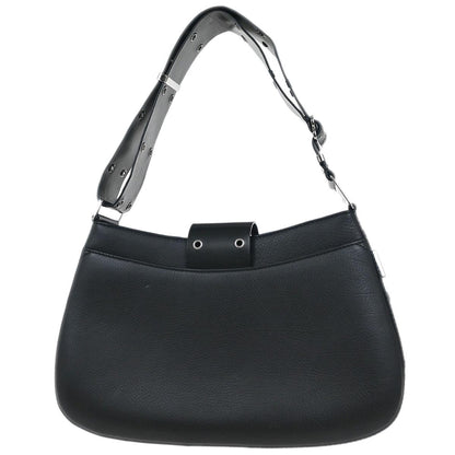 Christian Dior Black Leather Street Chic Columbus Shoulder Bag