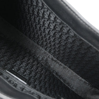 Christian Dior Black Leather Street Chic Columbus Shoulder Bag