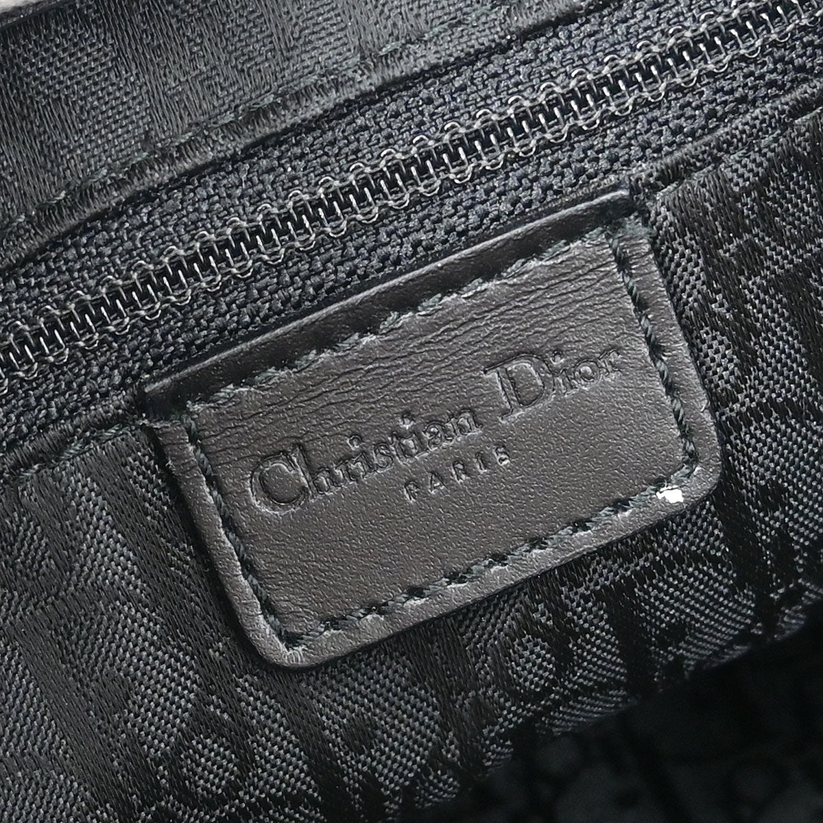 Christian Dior Black Leather Street Chic Columbus Shoulder Bag