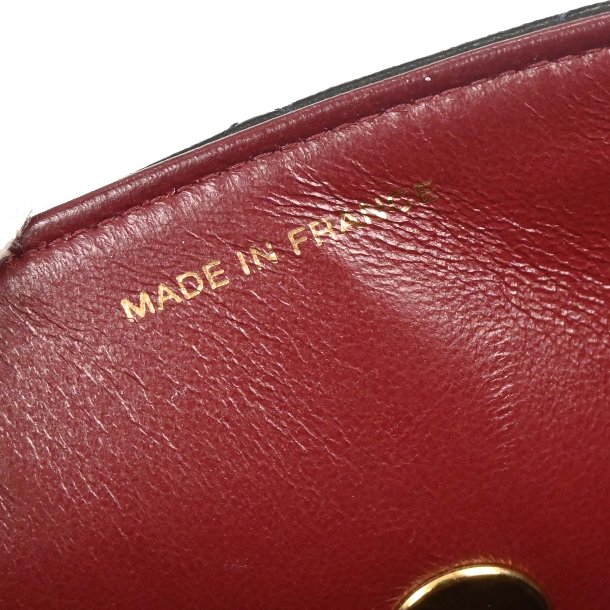 Chanel Black Lambskin Straight Flap Handbag