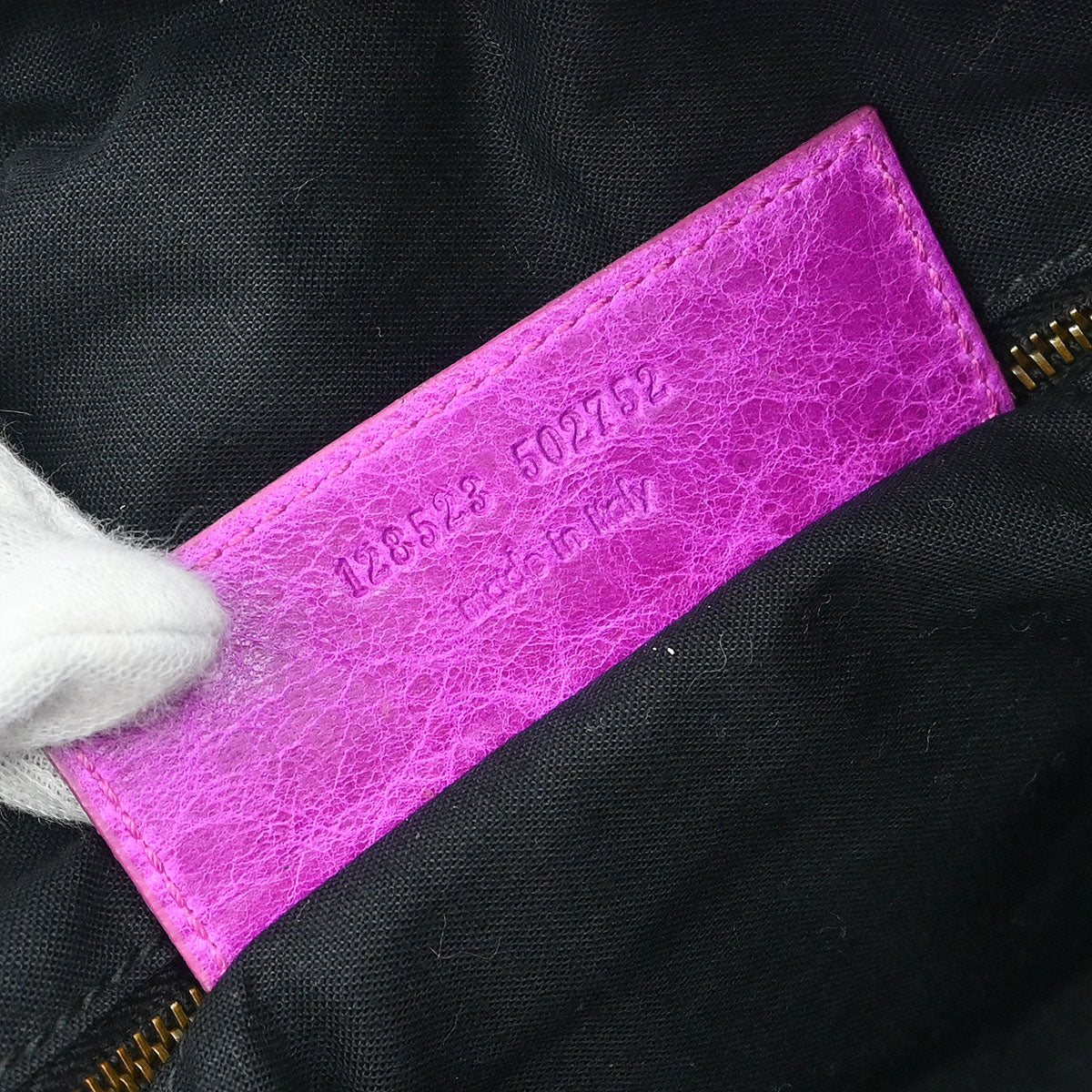 Balenciaga Purple Lambskin The Twiggy Handbag