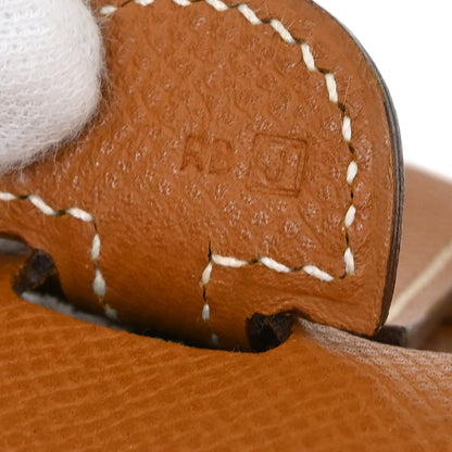 Hermes Gold Epsom Evelyne 1 PM Shoulder Bag