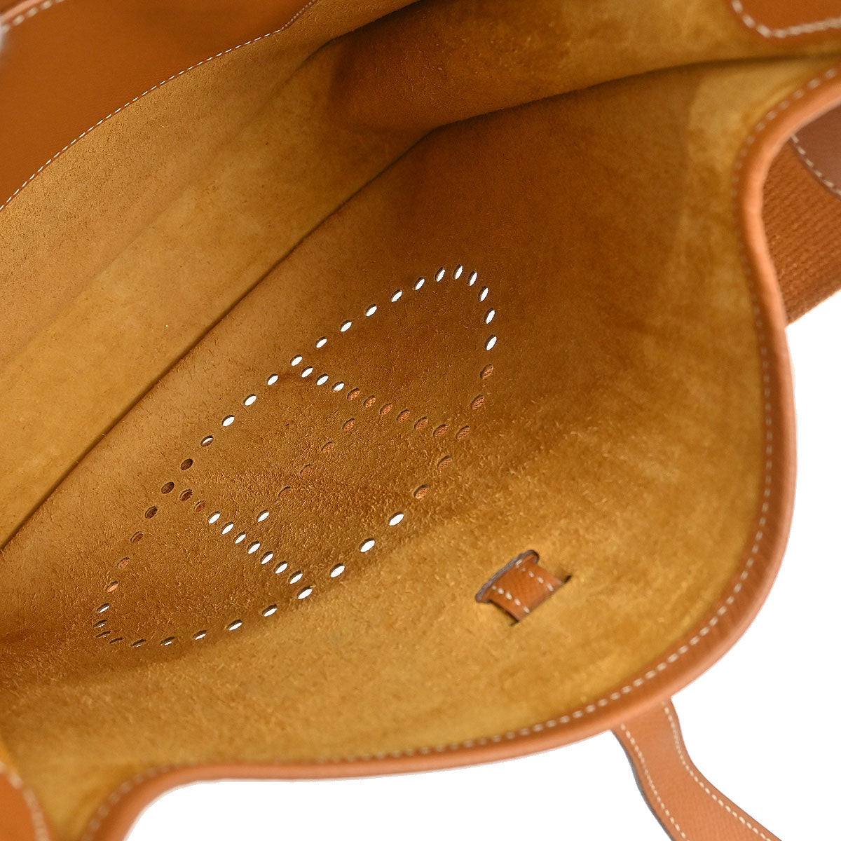 Hermes Gold Epsom Evelyne 1 PM Shoulder Bag