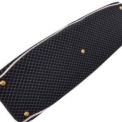 Chanel Navy Canvas Tote Handbag