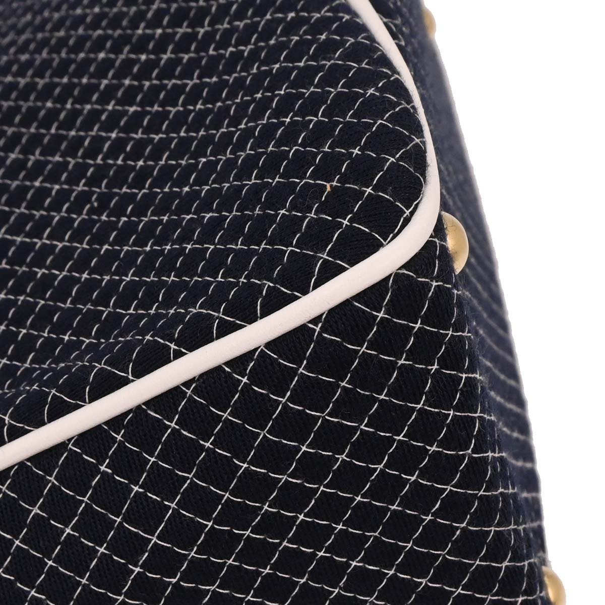 Chanel Navy Canvas Tote Handbag