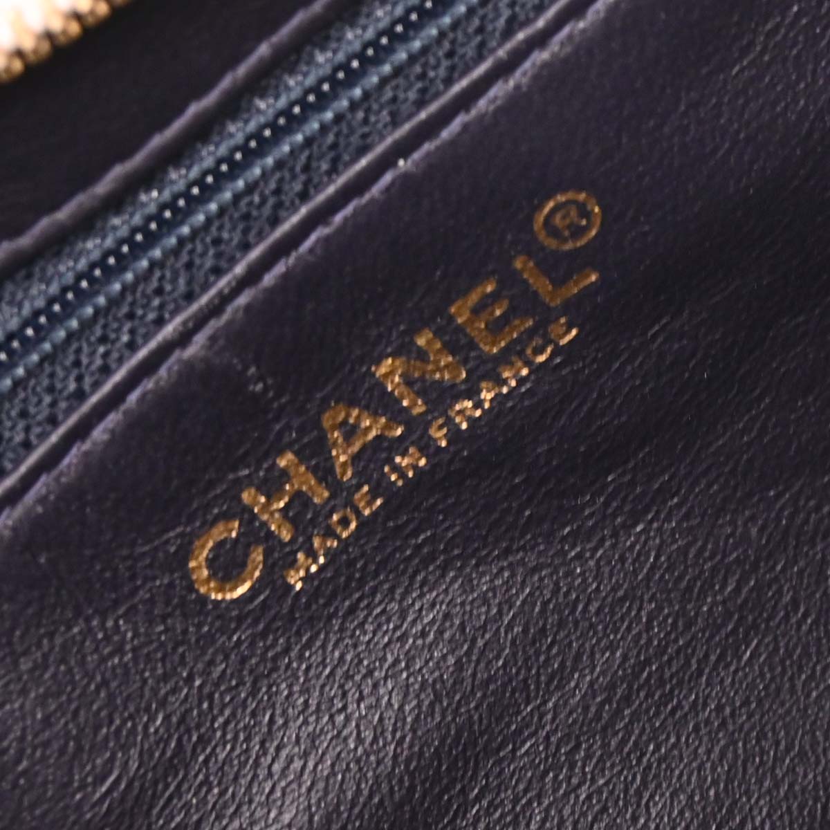 Chanel Navy Canvas Tote Handbag