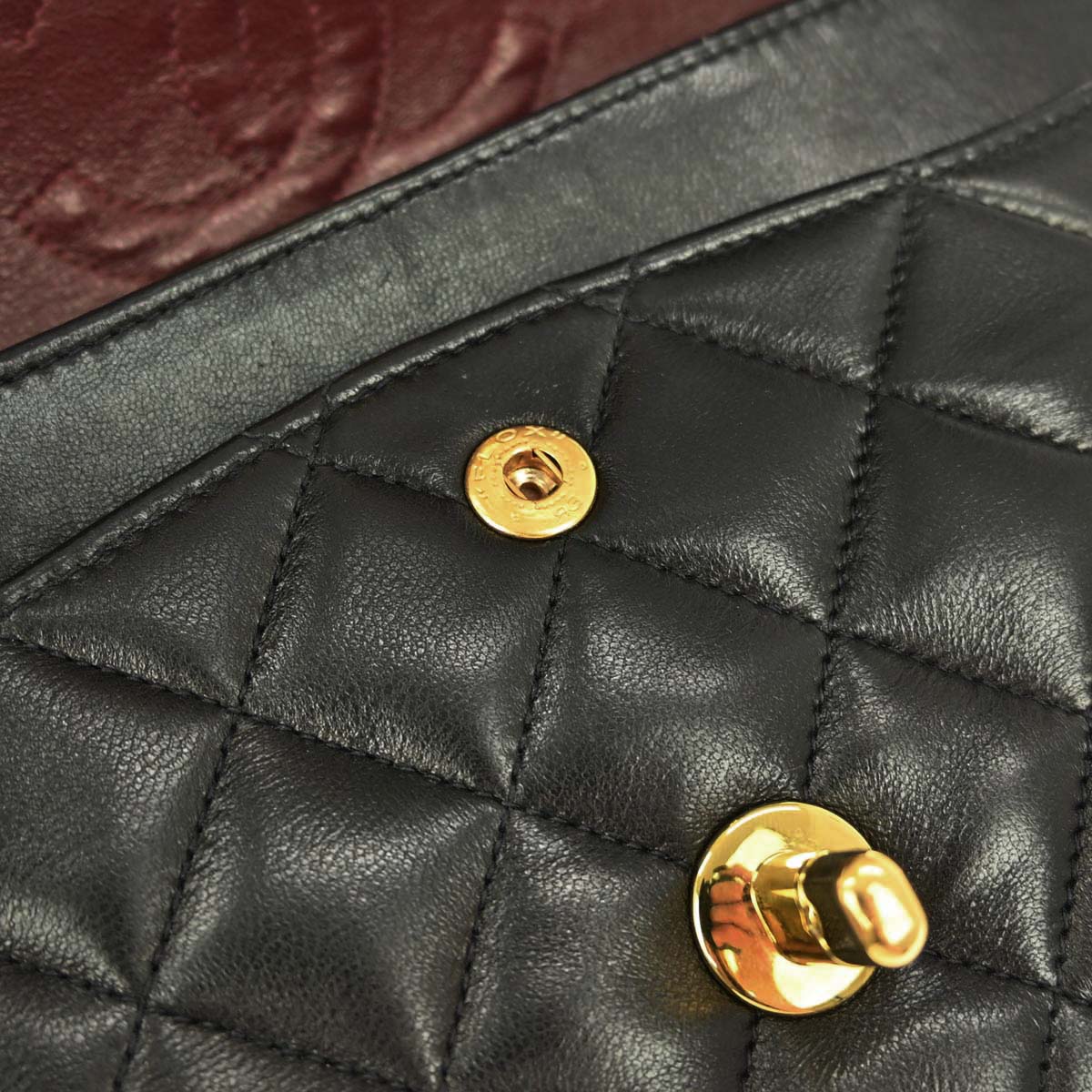 Chanel Black Lambskin Small Classic Double Flap Shoulder Bag