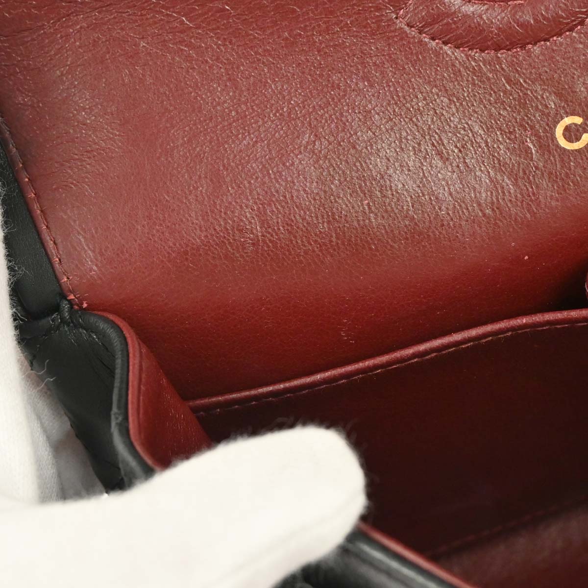 Chanel Black Lambskin Small Classic Double Flap Shoulder Bag