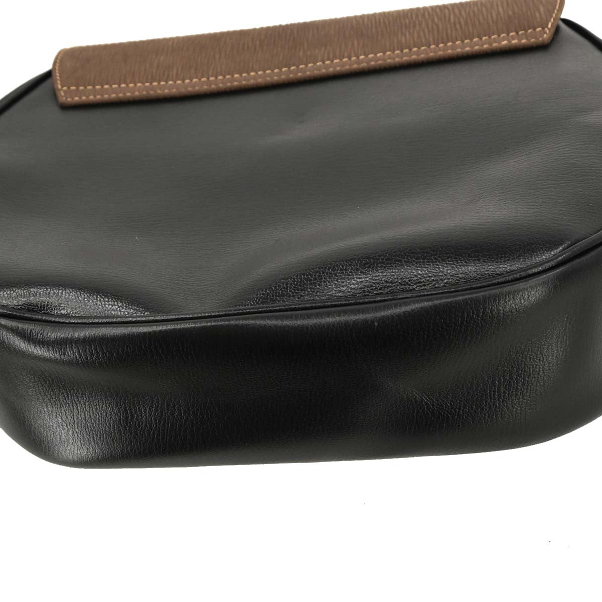 Loewe Black Brown Leather Velazquez 2way Shoulder Handbag