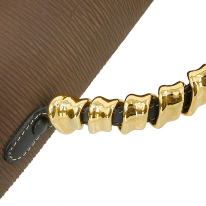 Loewe Black Brown Leather Velazquez 2way Shoulder Handbag