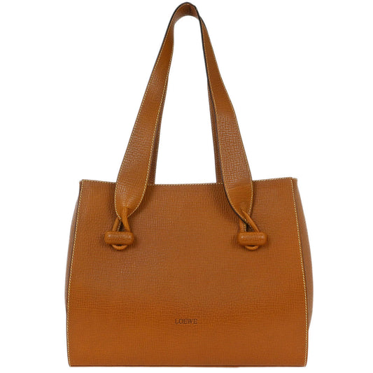 Loewe Brown Leather Tote Bag