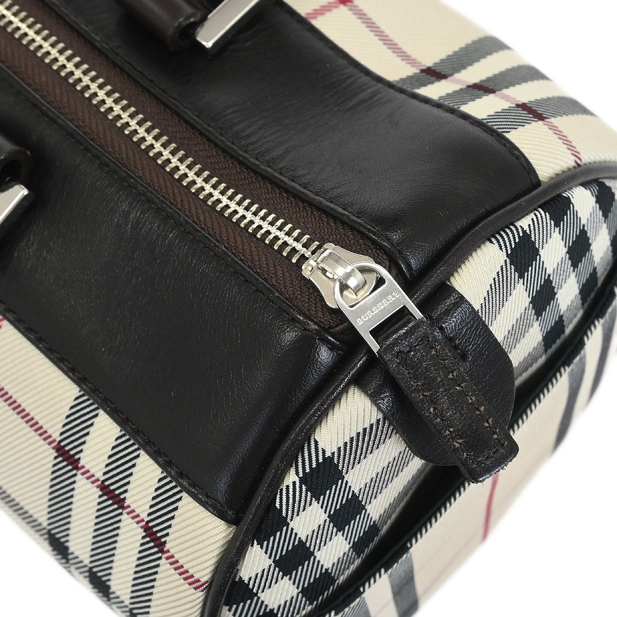 Burberry Beige Brown Burberry Check Handbag