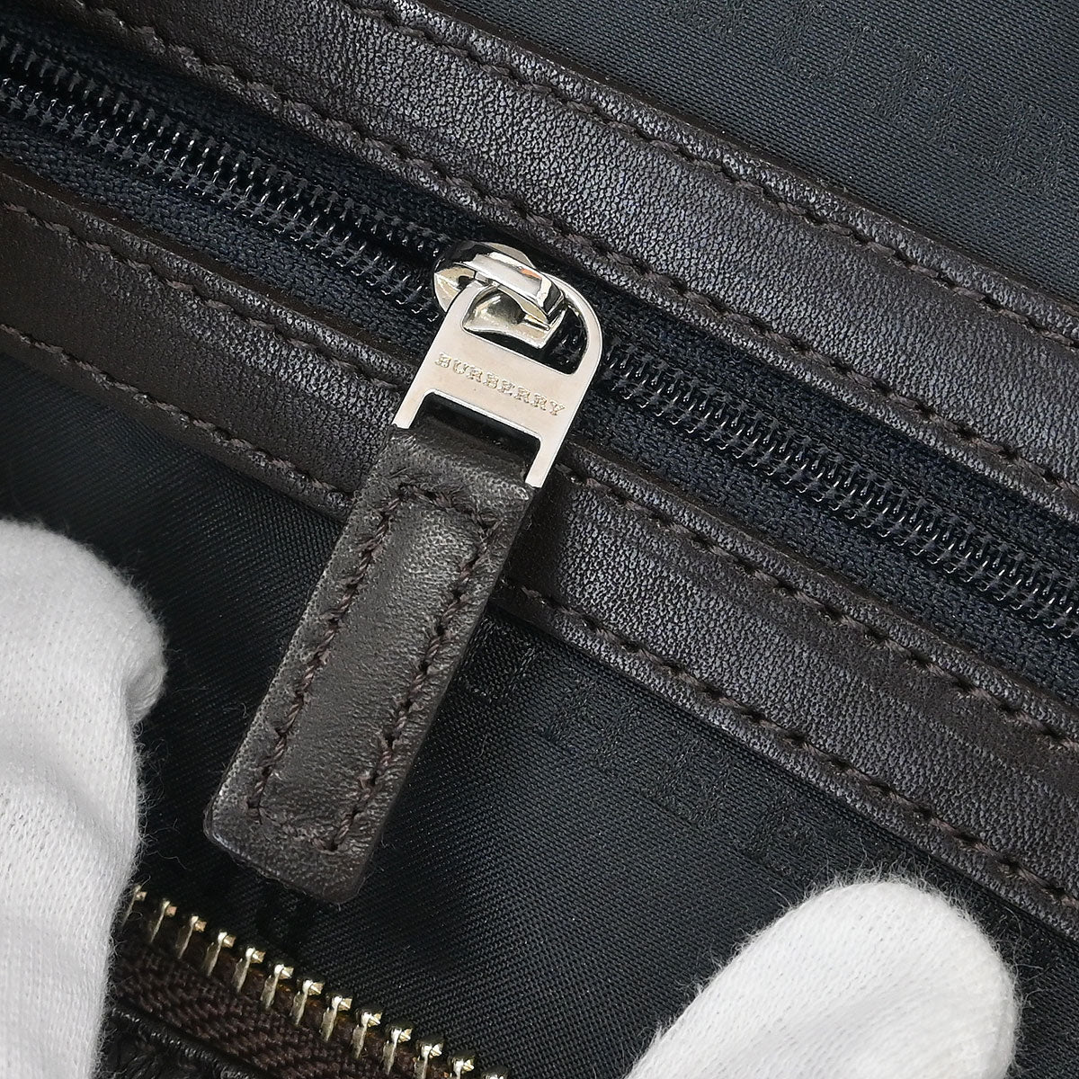 Burberry Beige Brown Burberry Check Handbag