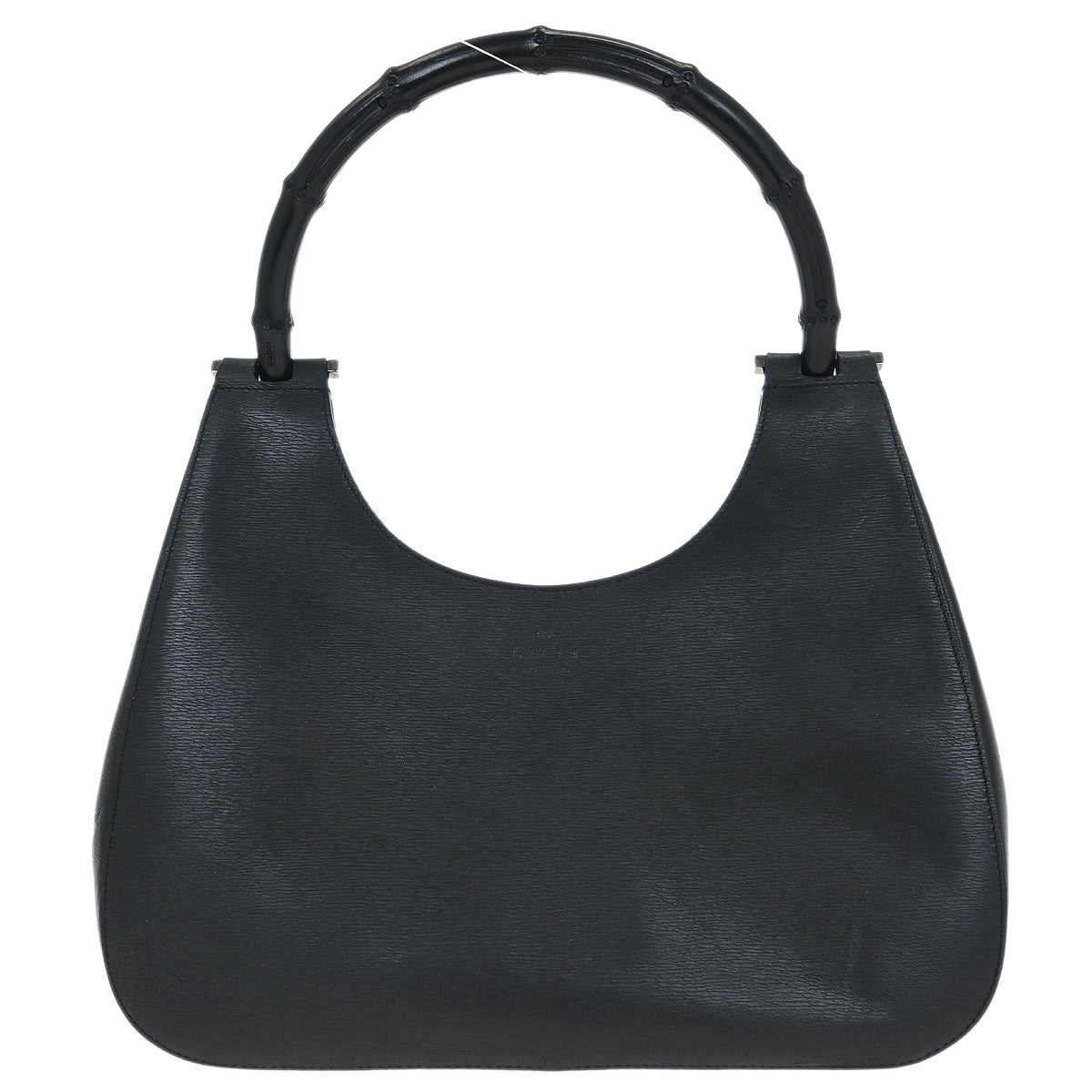 Gucci Black Bamboo Handbag