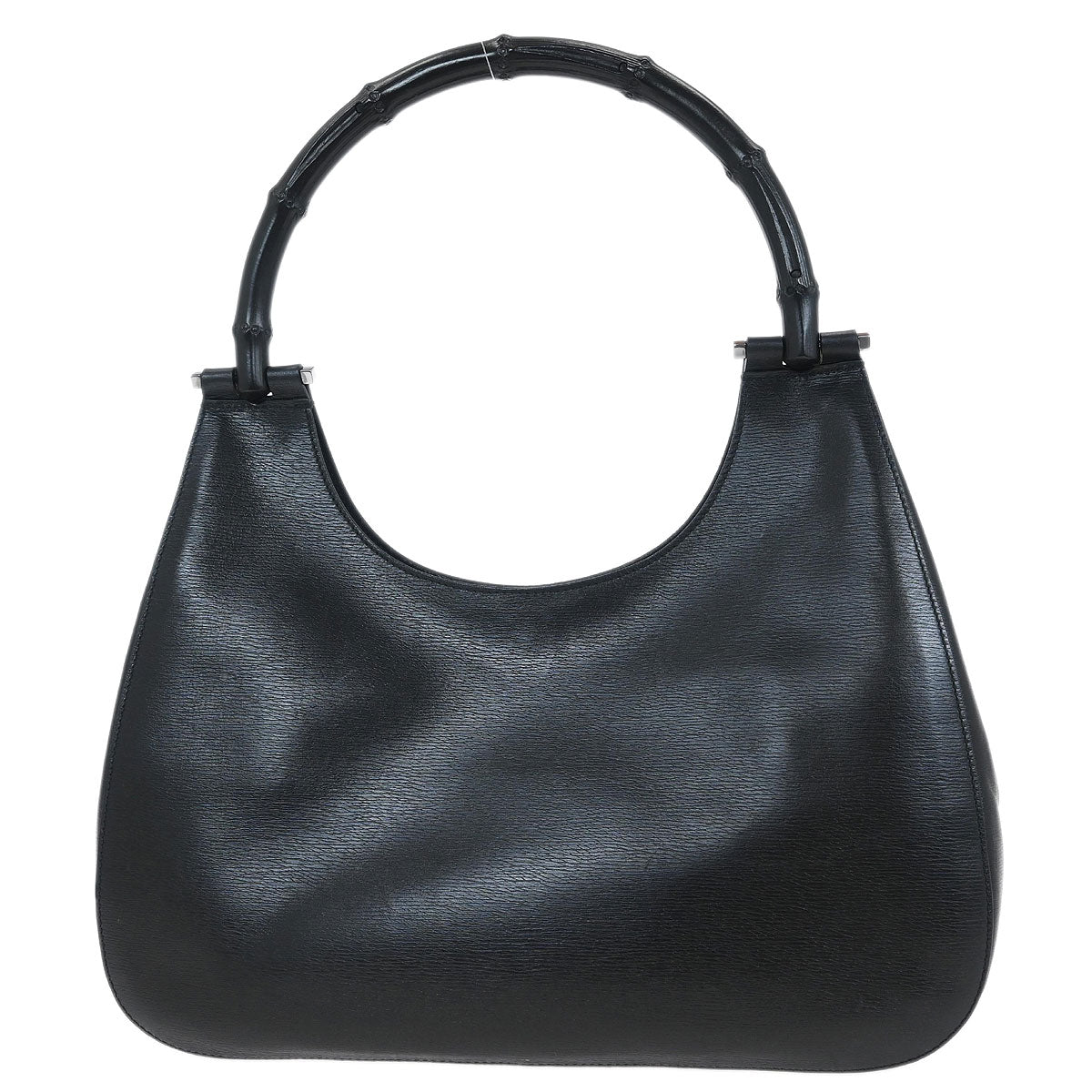 Gucci Black Bamboo Handbag