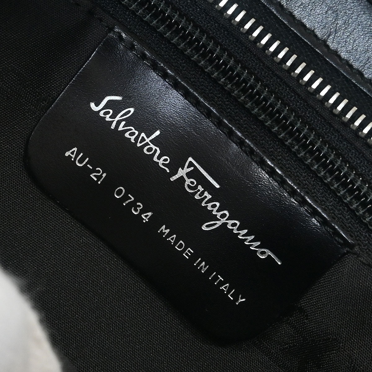 Salvatore Ferragamo Black Nylon Handbag