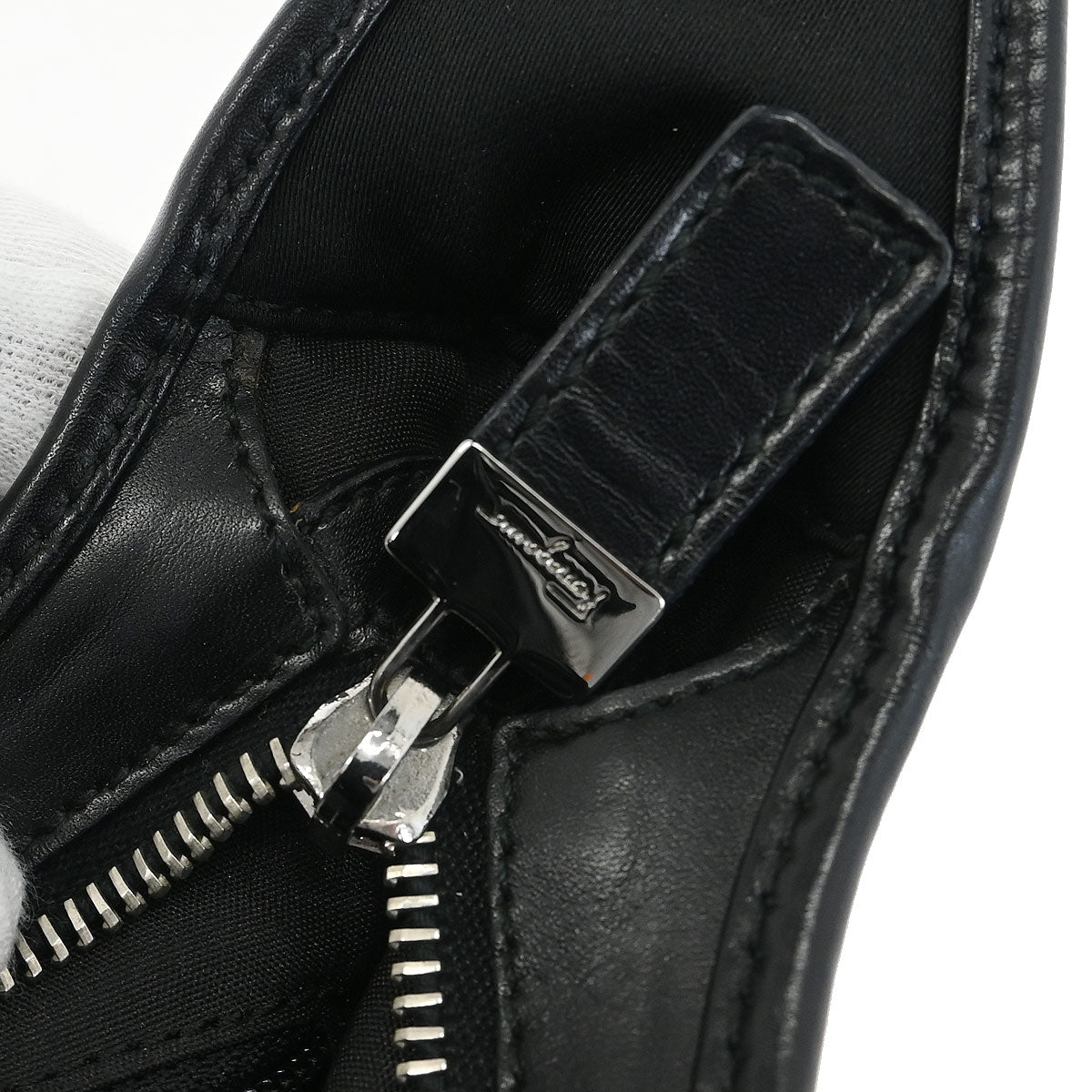 Salvatore Ferragamo Black Nylon Handbag