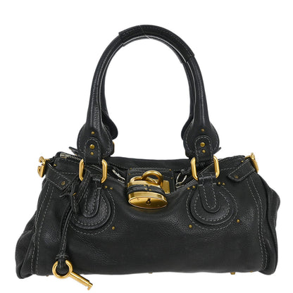 Chloe Black Paddington Medium Handbag