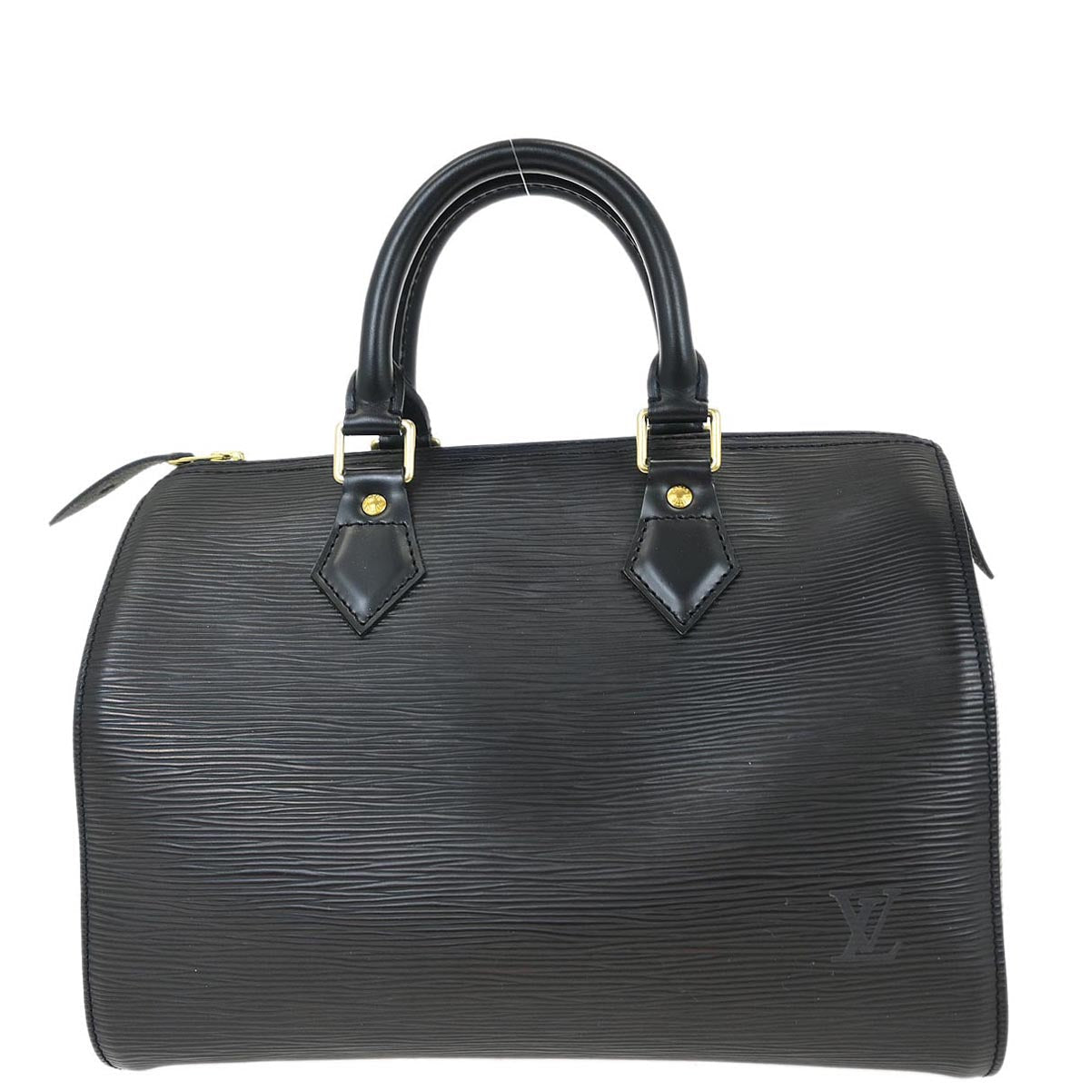 Louis Vuitton Black Epi Speedy 25 Handbag M43012