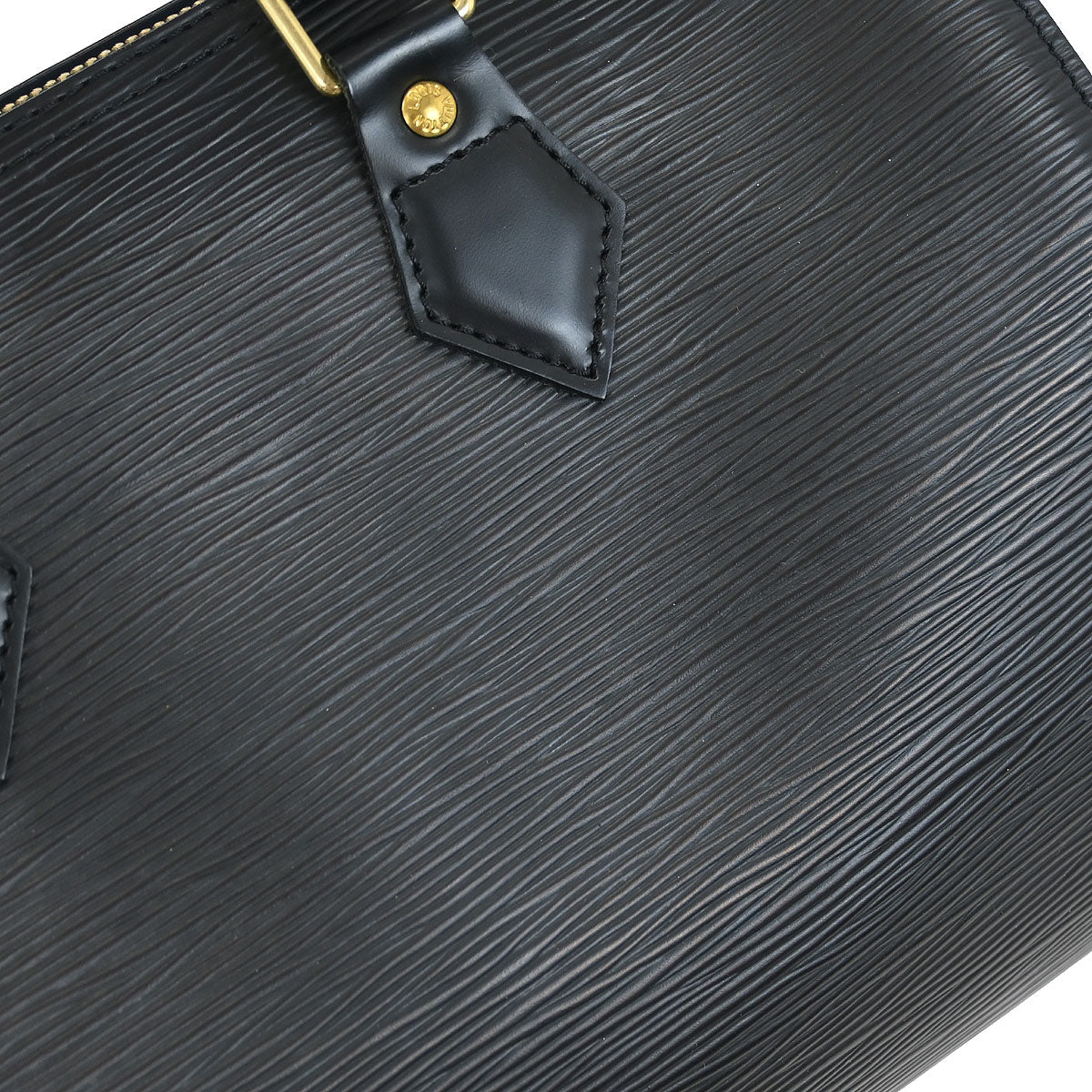 Louis Vuitton Black Epi Speedy 25 Handbag M43012