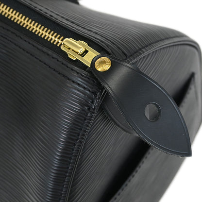 Louis Vuitton Black Epi Speedy 25 Handbag M43012