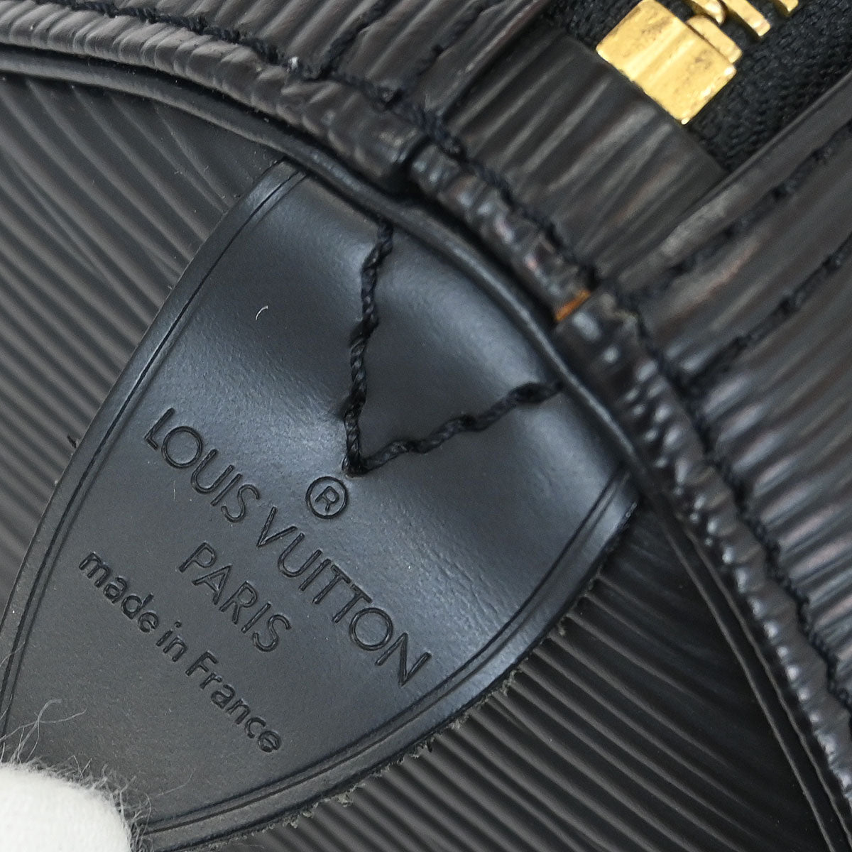 Louis Vuitton Black Epi Speedy 25 Handbag M43012