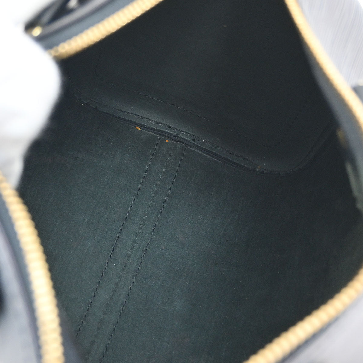 Louis Vuitton Black Epi Speedy 25 Handbag M43012