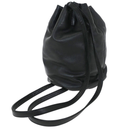 Loewe Black Lambskin Drawstring Backpack