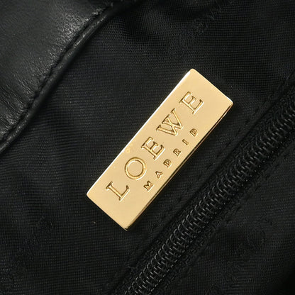 Loewe Black Lambskin Drawstring Backpack
