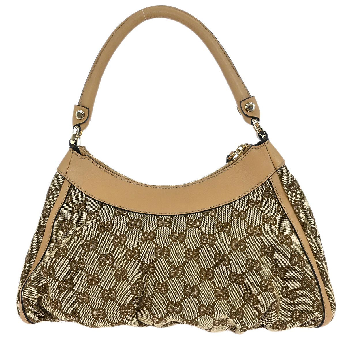 Gucci Beige GG Abbey D Ring Handbag