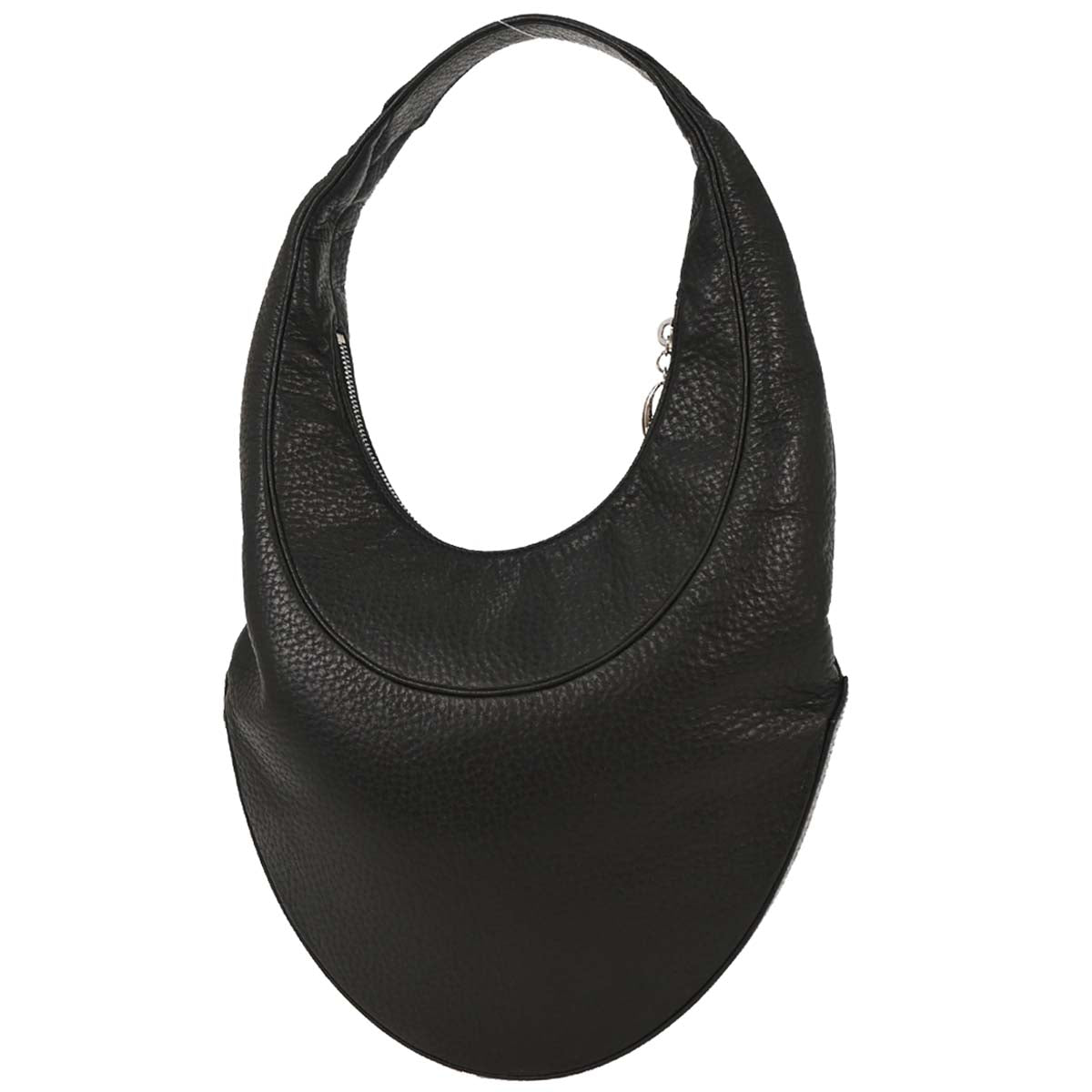 Bvlgari Black Leather Hobo Bag
